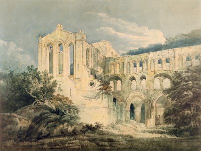 Rievaulx Abbey, Yorkshire by Thomas Girtin